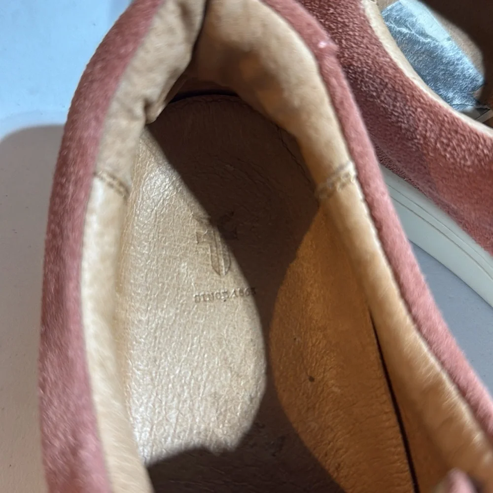 Frye “Ros” Rust Suede Slip-On Sneakers - Picture 7 of 8